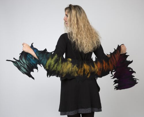 Filzschal "Over the Rainbow"