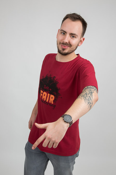Männer Shirt "Zeit für Fairänderung"