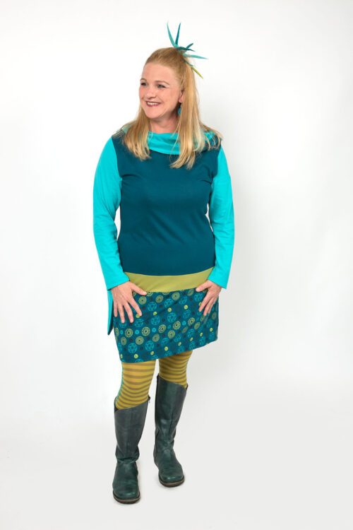 Tunika mit Kapuze"Lässig"