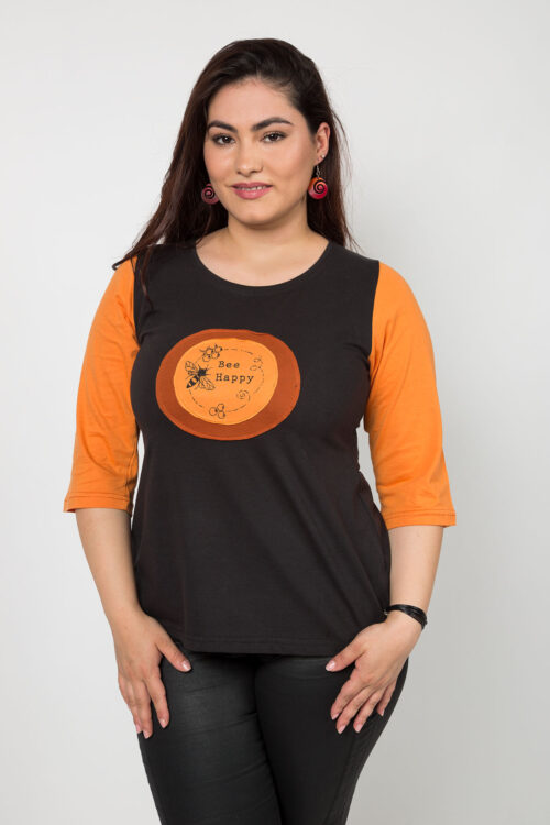 Shirt "Bee happy"