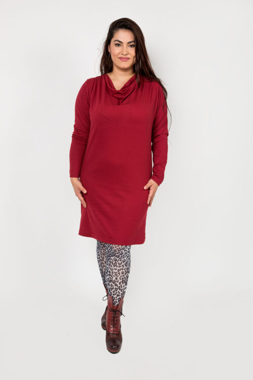 Longshirt Wasserfall "Rot"