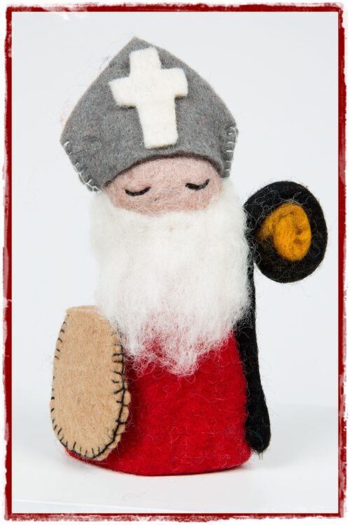 Filz Nikolaus mit Sack für Gutschein