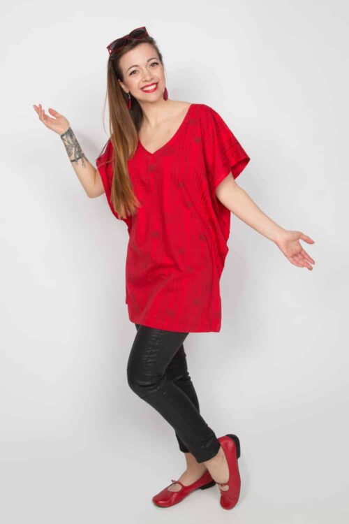 Butterfly-Shirt "Rot"