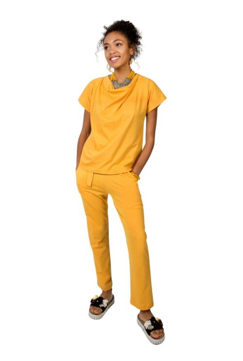 Hose "Feel good" Maisgelb