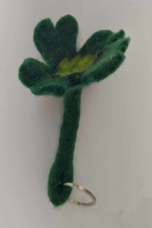 Schlüsselanhänger Kleeblatt