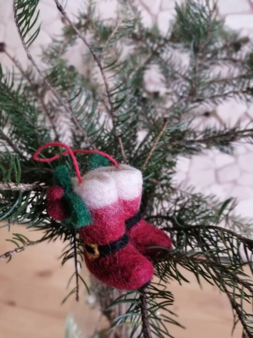 Weihnachtsstiefelchen-Anhänger