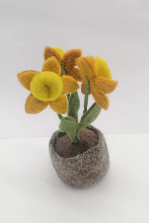 Filz Märzenbecher im Topf