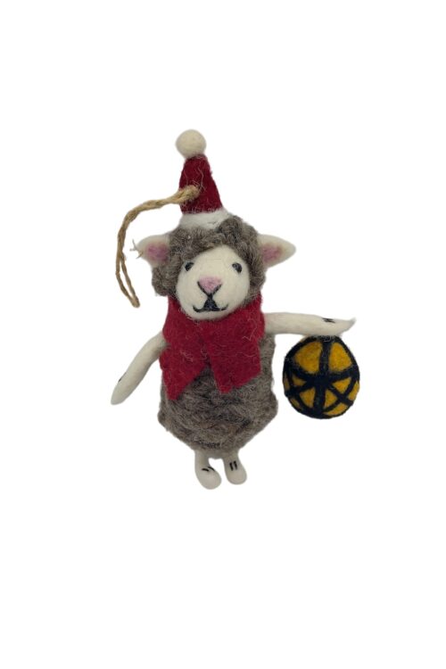 Filz Schaf mit Laterne