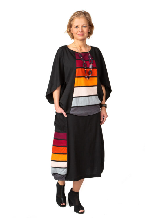 Cape-Shirt "Abendrot"