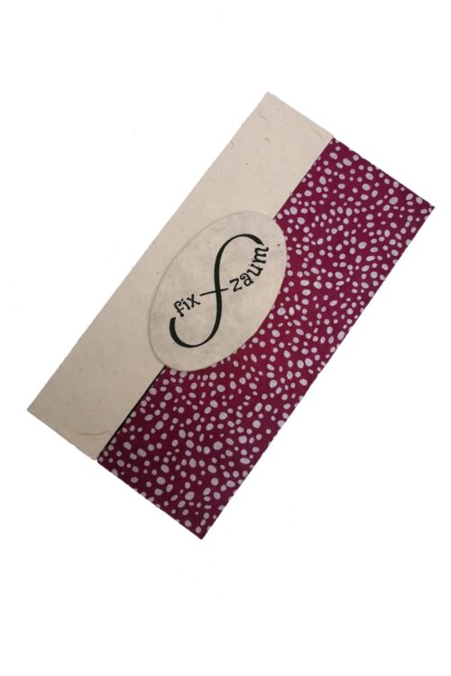 Klappbox Fuchsia Weiß Fix zaum