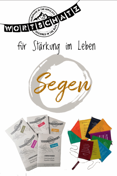 Wortschatz-Fahnen Segen