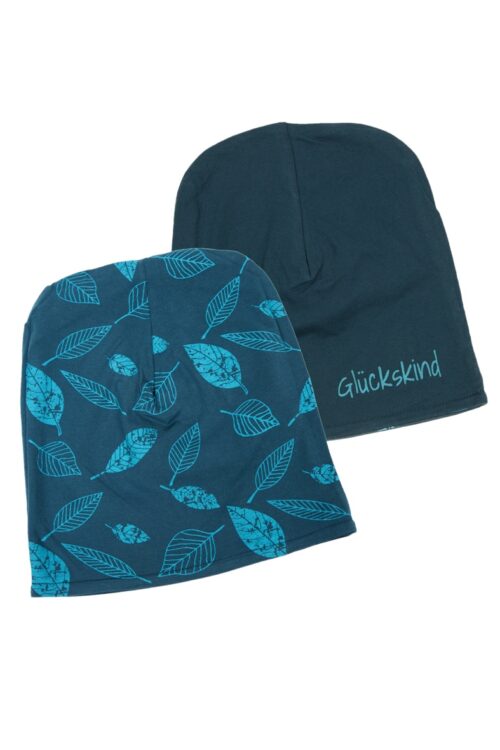 Wendemütze "Glückskind & Blätter"