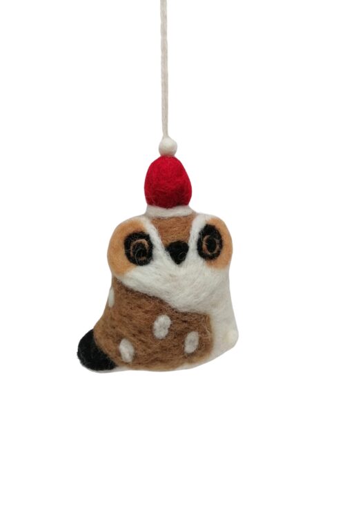 Filz Weihnachts-Eule