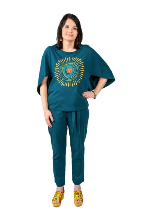 Cape-Shirt "Pulsieren"