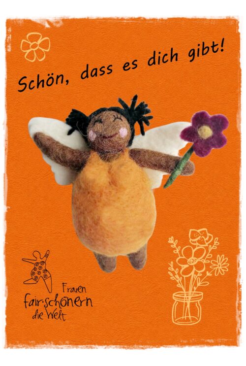 ANGELina Postkarte Blume (5 Stk)