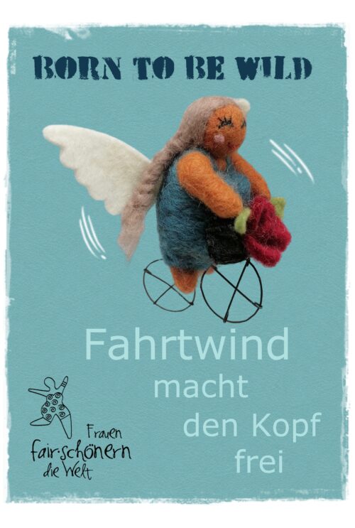 ANGELina Postkarte Fahrrad (5 Stk)