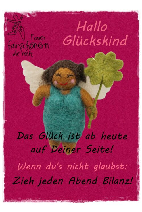 ANGELina Postkarte Glück (5 Stk)