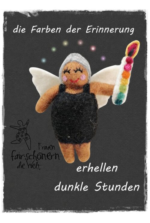 ANGELina Postkarte Kerze (5 Stk)