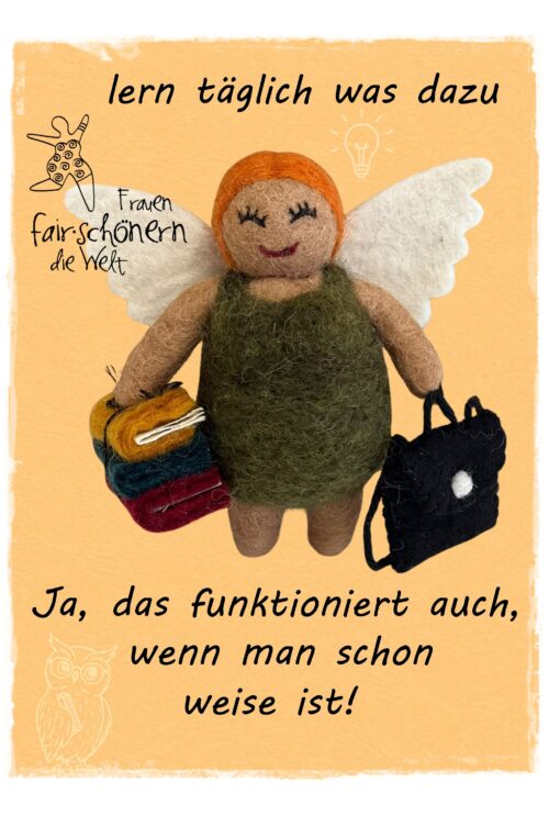 ANGELina Postkarte Lernen (5 Stk)
