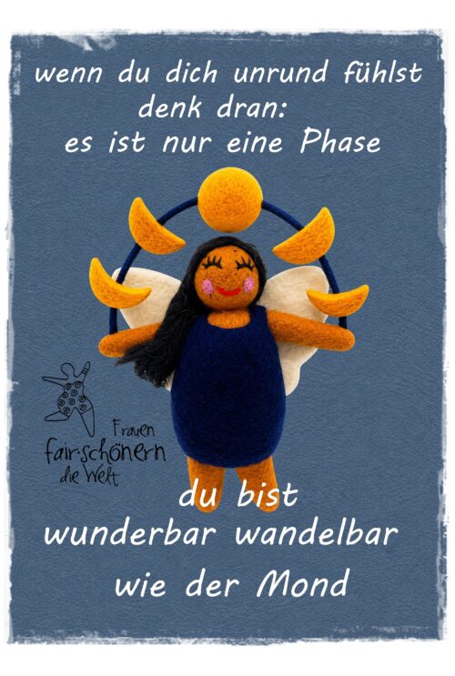 ANGELina Postkarte Mond (5 Stk)