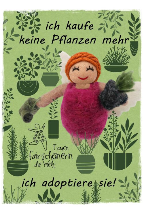 ANGELina Postkarte Pflanzen (5 Stk)