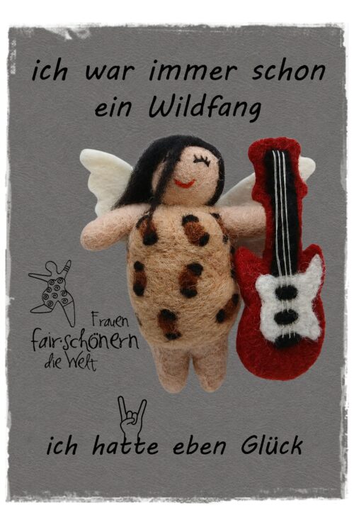 ANGELina Postkarte Rockstar (5 Stk)