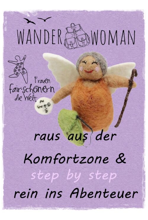 ANGELina Postkarte Wanderwoman (5 Stk)