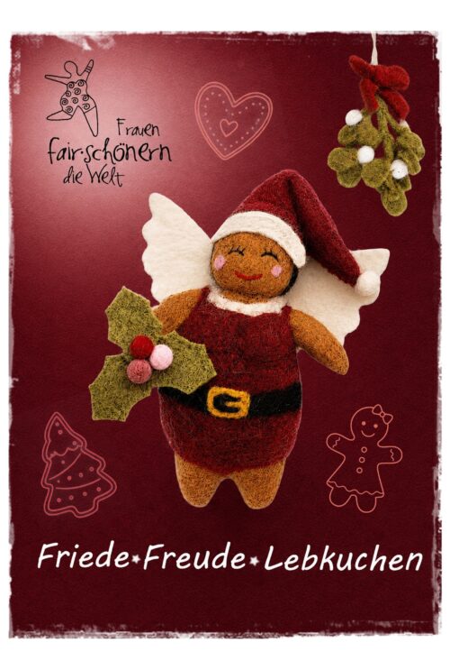 ANGELina Postkarte Weihnachtsfrau (5 Stk)
