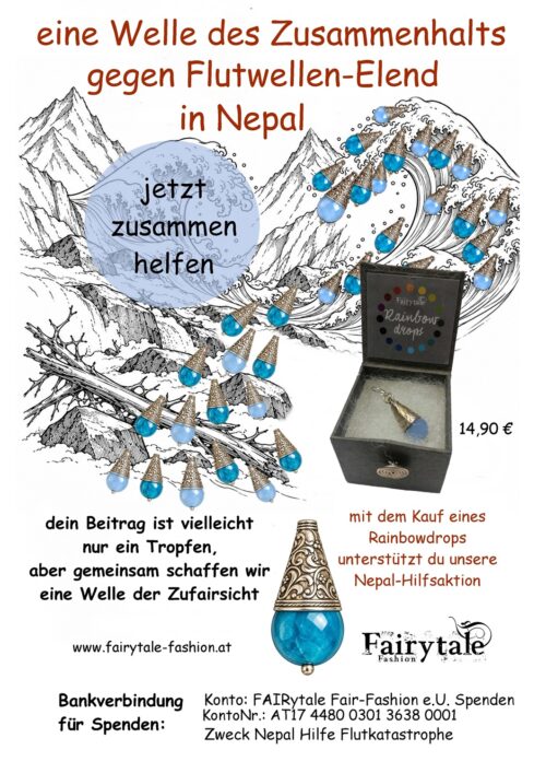 Rainbowdrop Zusammenhalt / Hilfe bei Flutkatstrophe